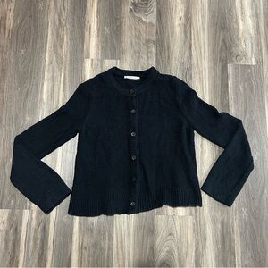 Black abercrombie button down sweater